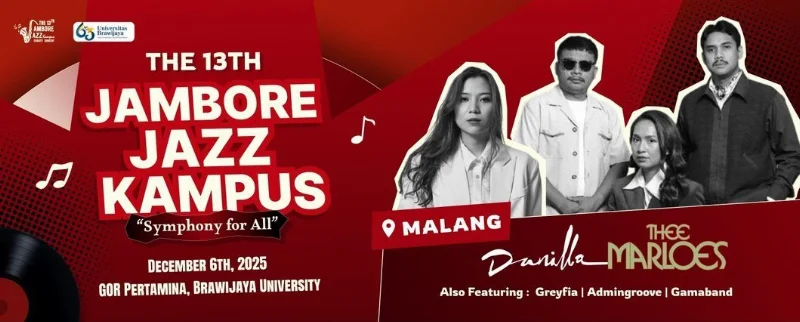 Poster THE 13TH JAMBORE JAZZ KAMPUS