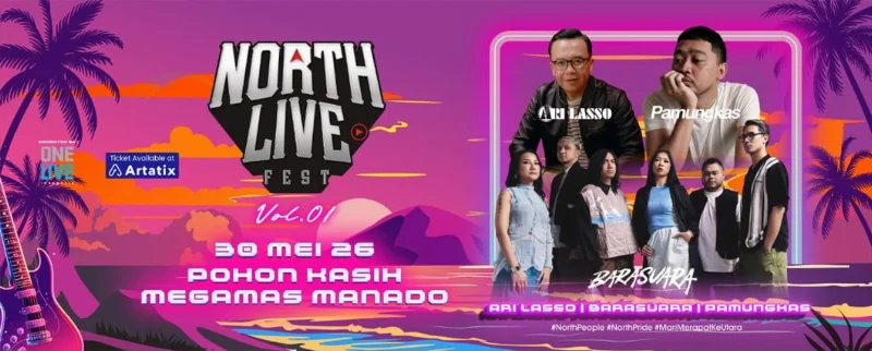 Poster NORTH LIVE FESTIVAL VOL. 1