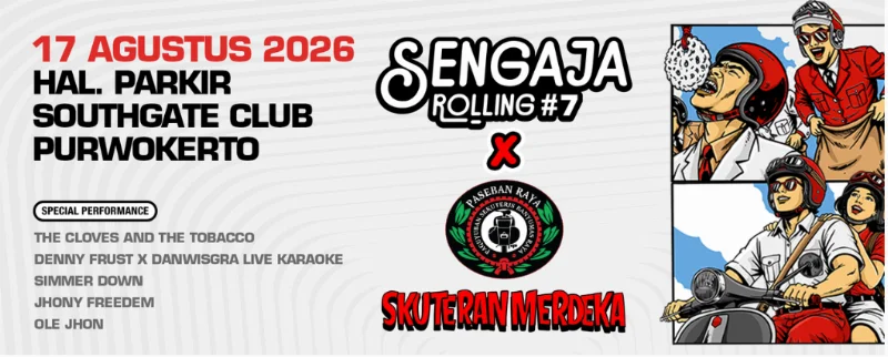 Poster Skuteran Merdeka 2026
