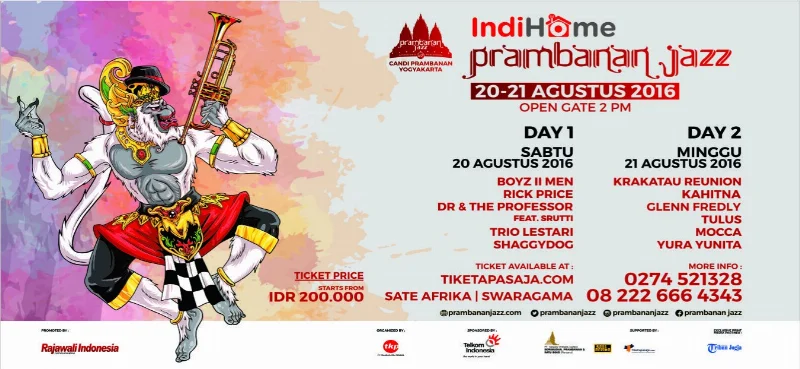 Poster INDIHOME PRAMBANAN JAZZ 2016