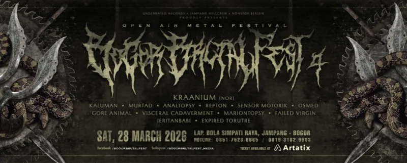 Poster BOGOR BRUTAL FEST 4