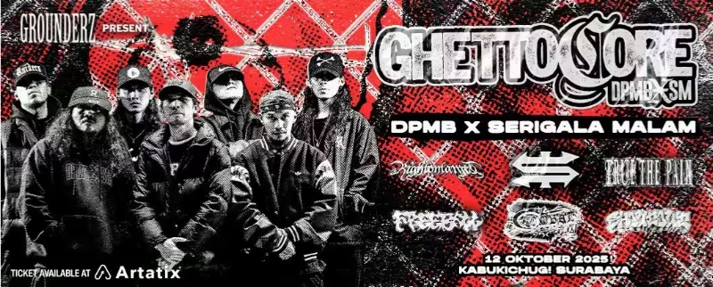 Poster GETTHOCORE DPMB x SERIGALA MALAM