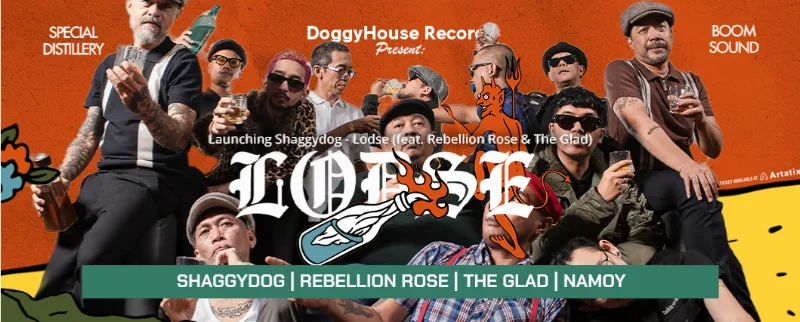 Poster Launching Shaggydog - Lodse (feat. Rebellion Rose & The Glad)