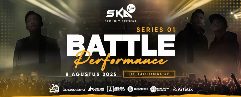 Poster KONSER BATTLE PERFORMANCE #Series01