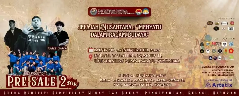 Poster Festival Budaya Nusantara 2025