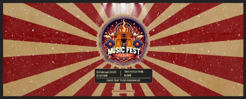 Poster KEDIRI MUSIC FESTIVAL