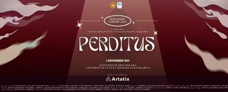Poster PERDITUS - Newcomers Concert PSM Cantus Firmus 2025