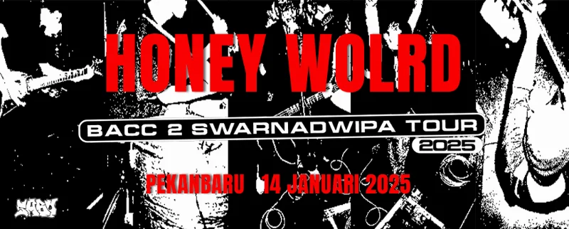 Poster HONEY TOUR "Pekanbaru"