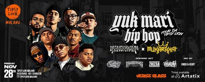 Poster YUK MARI HIPHOP - MALANG