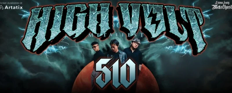 Poster HIGH VOLT - LUMAJANG METAL FEST 2025