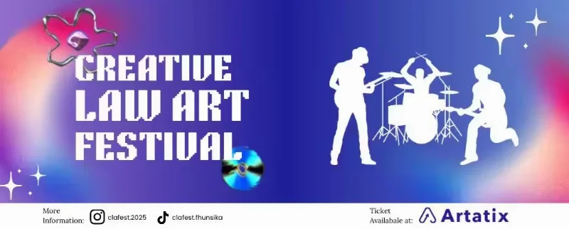 Poster Creative Law Art Festival 2025