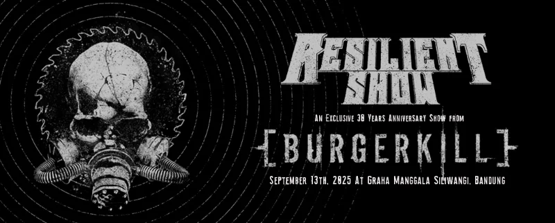 Poster Burgerkill "Resilient Show"