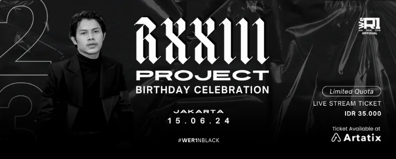 Poster RXXIII Birthday Celebration (Online)