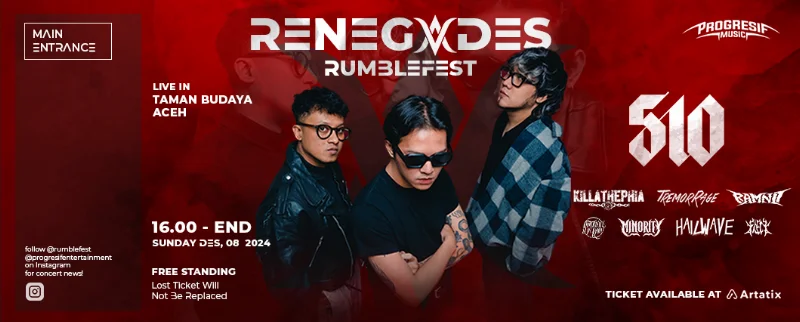 Poster RENEGADES RUMBLEFEST 510