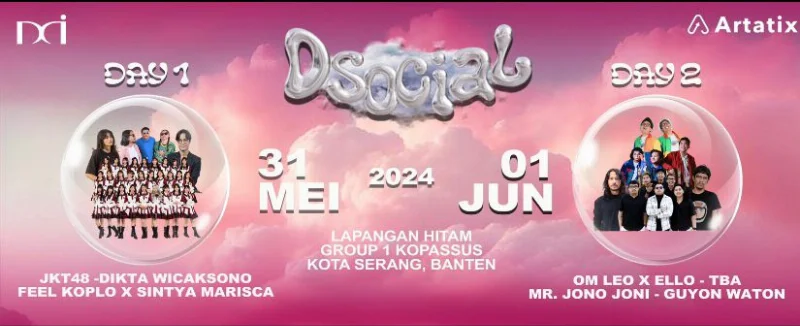 Poster D SOCIAL FEST 2024