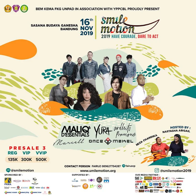 Poster SMILEMOTION 2019 - BEM FKG UNPAD BANDUNG