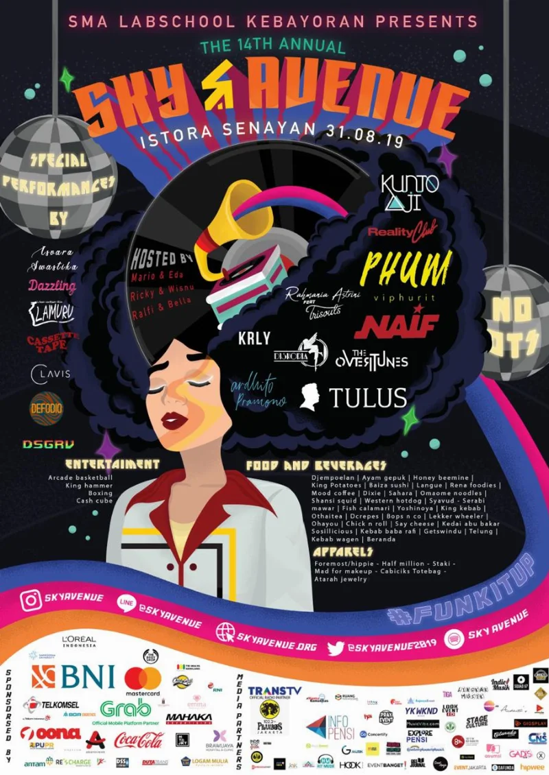 Poster SMA Labschool Kebayoran - Skyavenue 2019