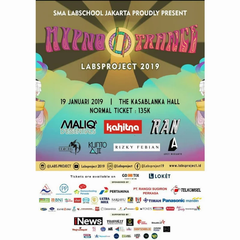 Poster SMA LABSCHOOL JAKARTA - LABSPROJECT 2019