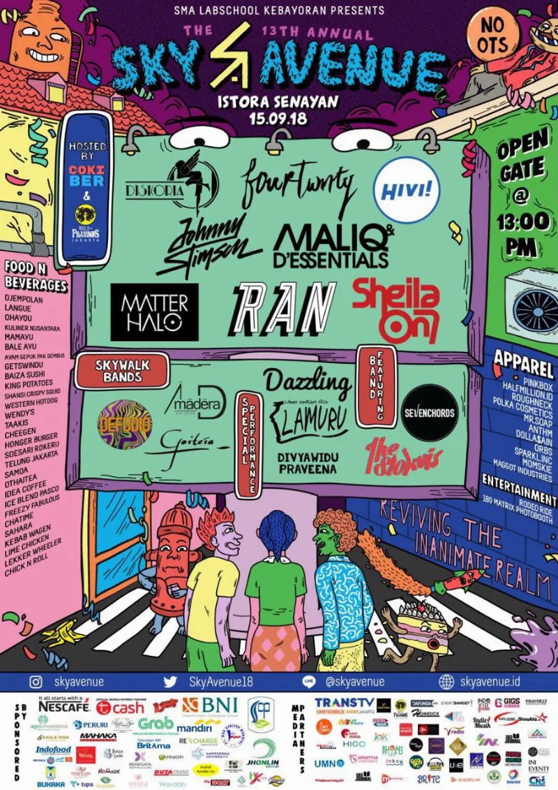 Poster SMA LABSCHOOL KEBAYORAN - SKYAVENUE 2018