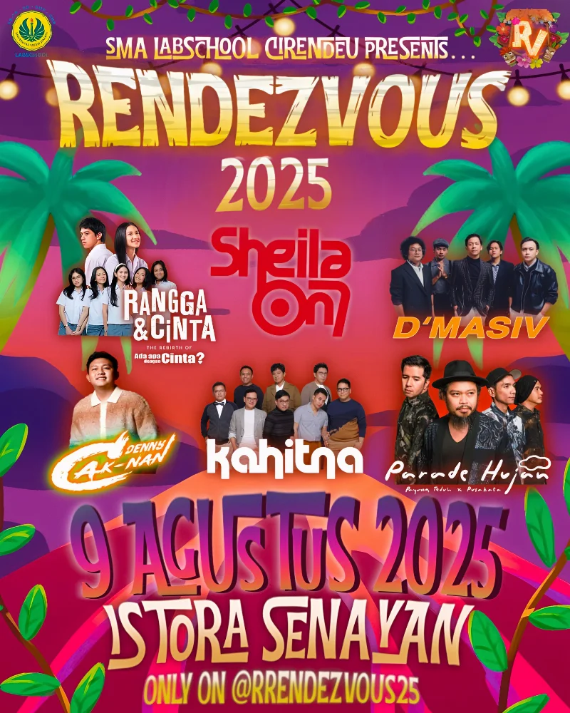 Poster SMA Labschool Cirendeu - Rendezvous 2025
