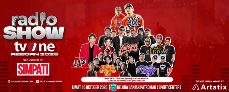 Poster RADIOSHOW TV ONE REBORN - BANJAR PATROMAN