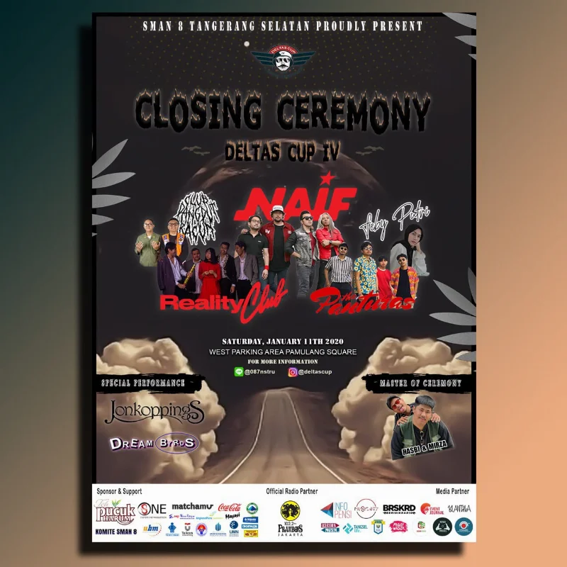 Poster SMAN 8 Tangerang Selatan - DELTAS CUP IV