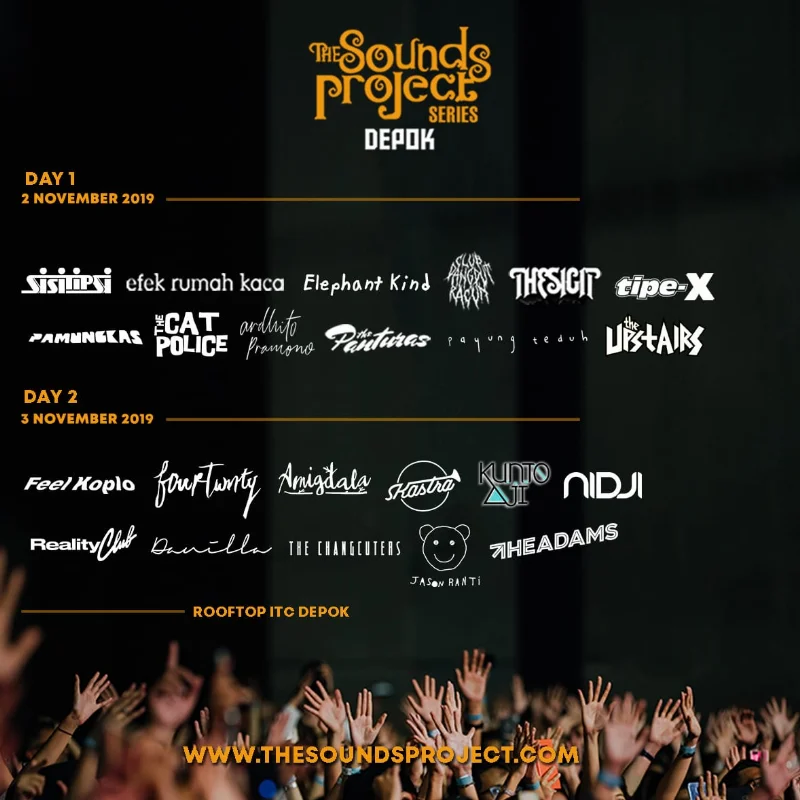 Poster The Sounds Project Series Depok