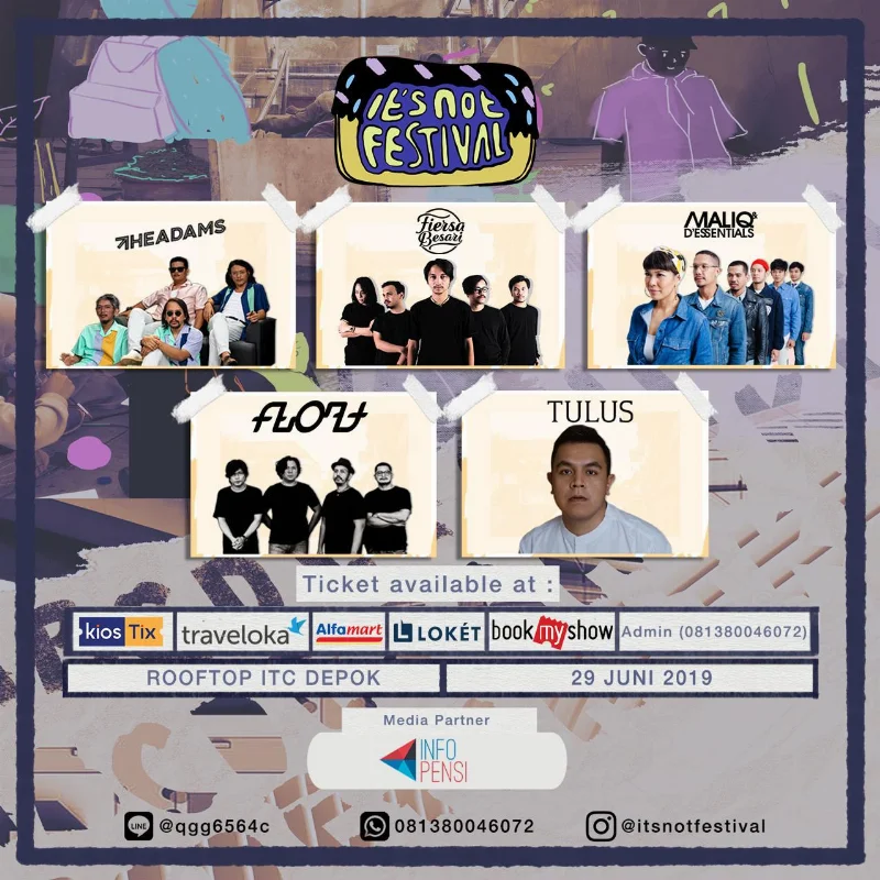 Poster Its Not Festival 2019