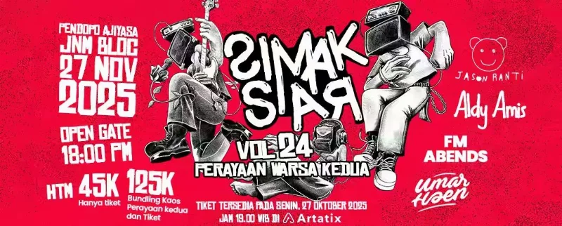 Poster Simak Siar Vol 24 "Perayaan Warsa Kedua"