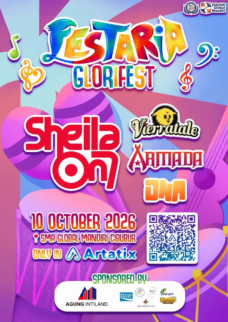 Poster SMA Global Mandiri Cibubur - GLORIFEST 2026