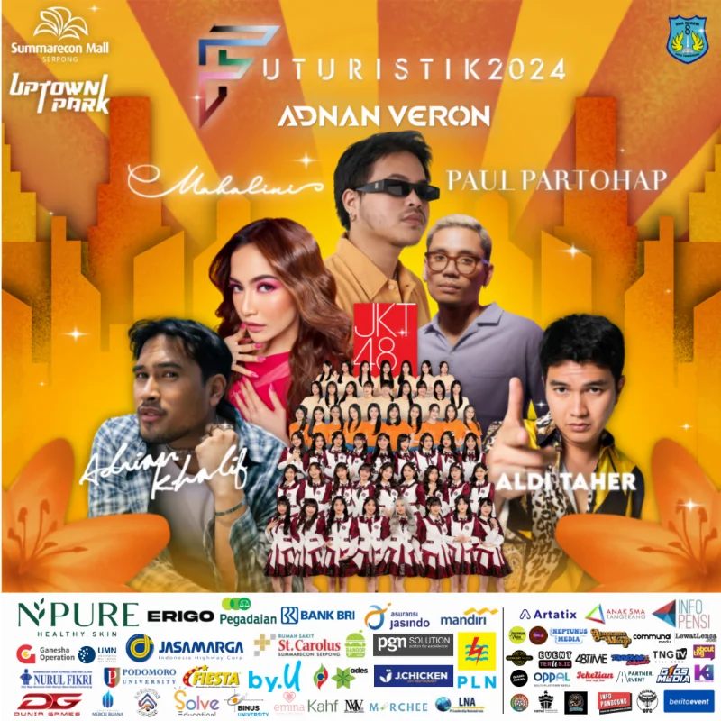 Poster SMAN 8 Tangerang - Futuristik 2024