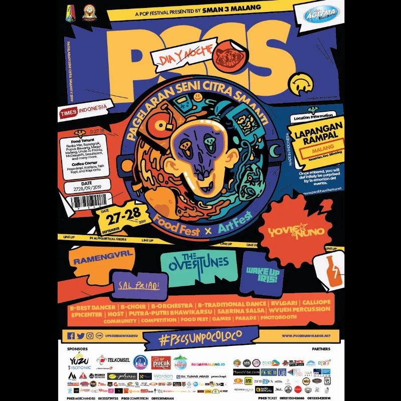 Poster SMAN 3 Malang - PSCS Bhawikarsu