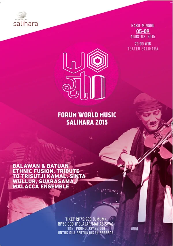 Poster FORUM WORLD MUSIC SALIHARA
