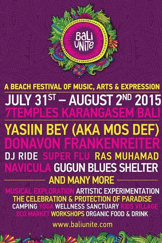 Poster Bali Unite Festival