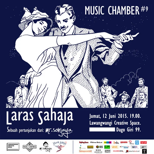 Poster Music Chamber #9: Konser "Laras Sahaja" Mr. Sonjaya