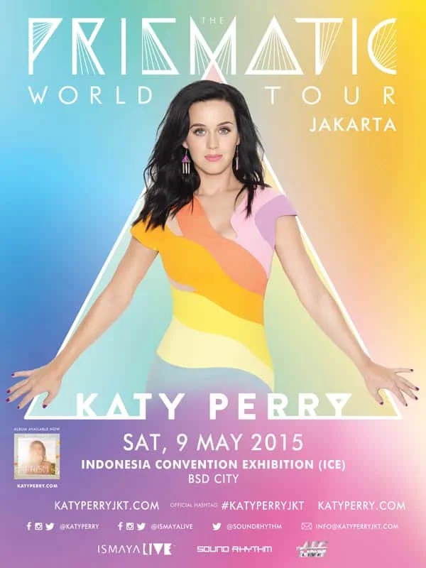 Poster Katty Perry “The Prismatic World Tour”