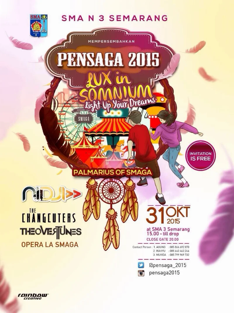 Poster SMAN 3 Semarang - PENSAGA 2015
