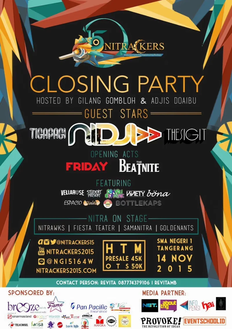 Poster SMAN 1 TANGERANG - NITRACKRES 2015