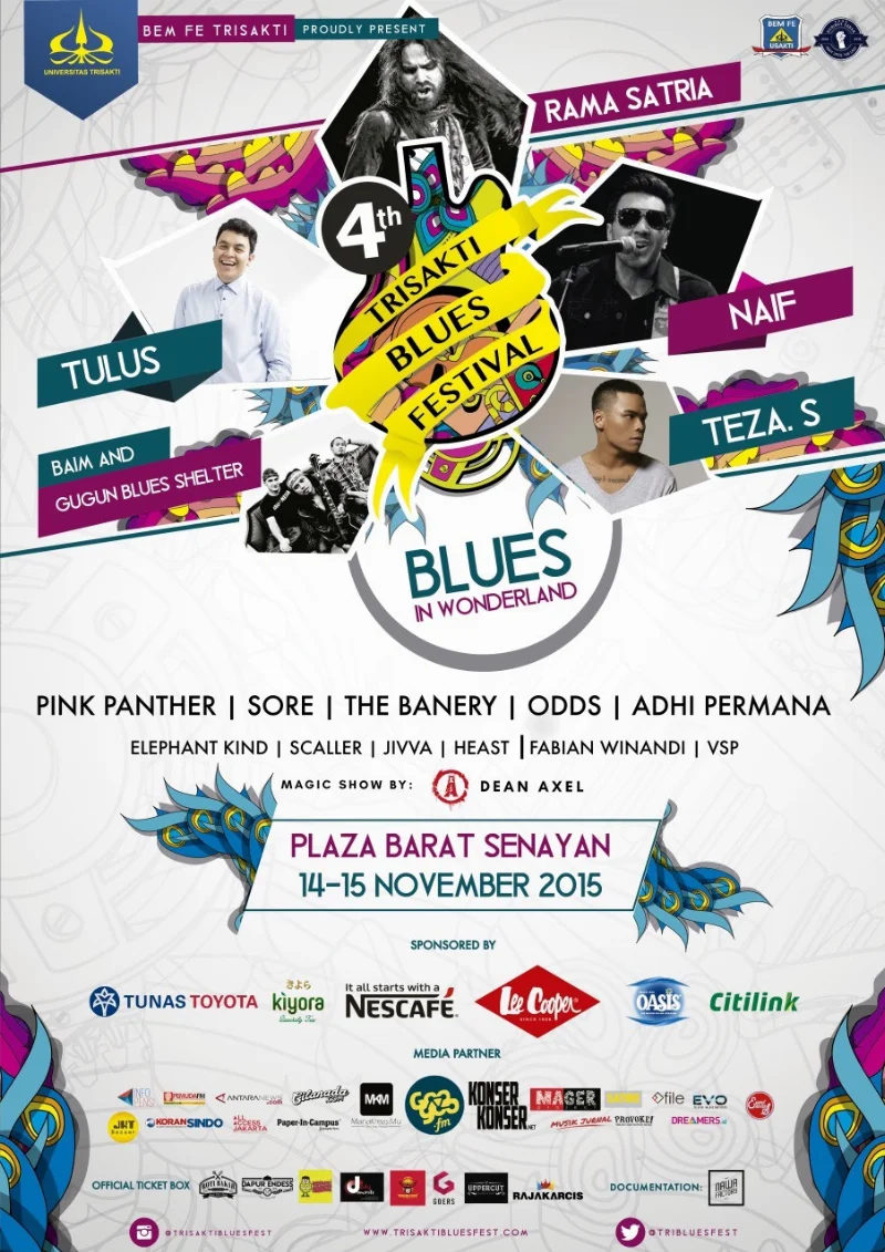 Poster TRISAKTI BLUES FESTIVAL 2015