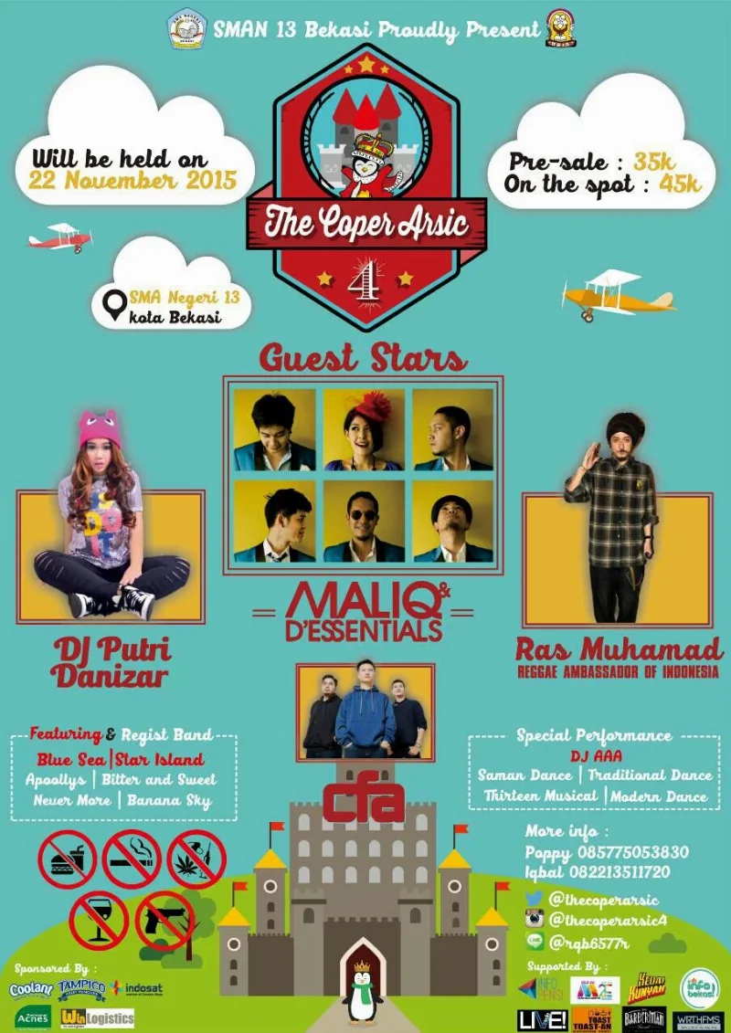 Poster SMAN 13 BEKASI - THE COPER ARSIC 4
