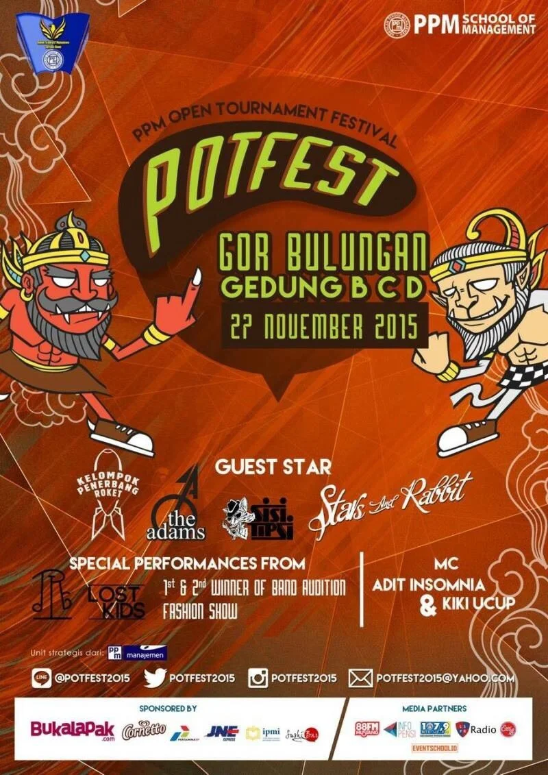 Poster PPM SCHOOL OF MANAGEMENT - POTFEST 2015