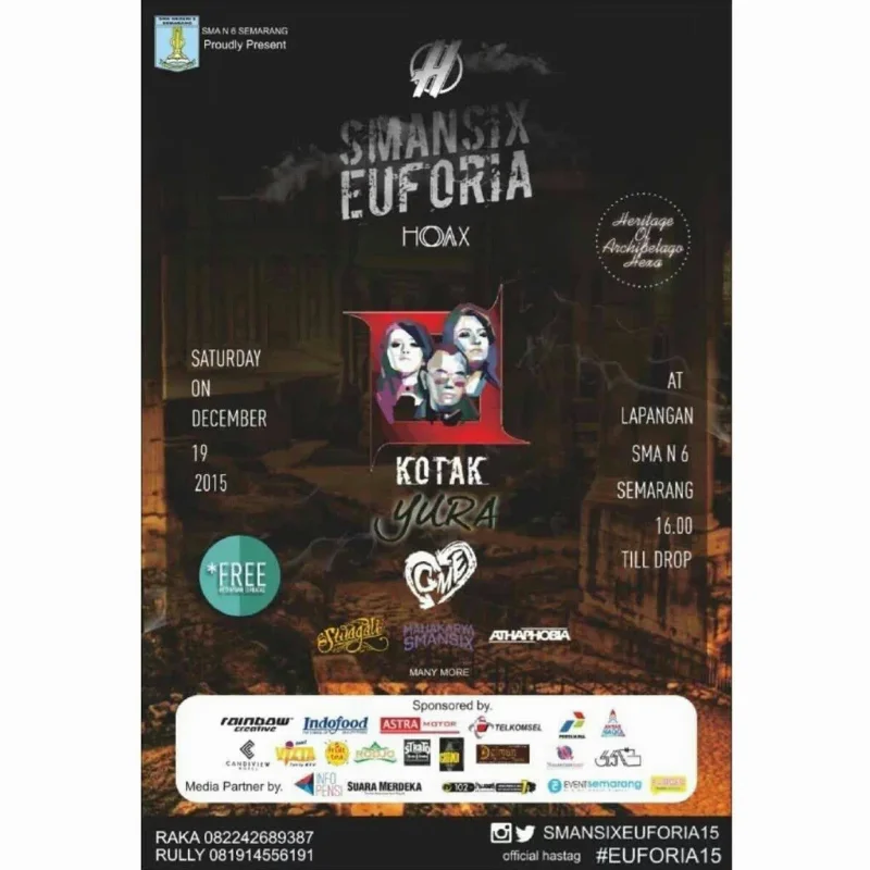 Poster SMAN 6 SEMARANG - SMANSIX EUFORIA