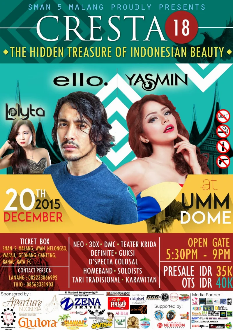 Poster SMAN 5 MALANG - CRESTA 18