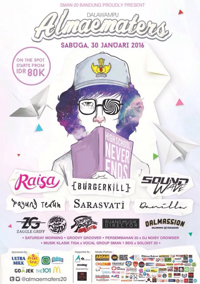 Poster SMAN 20 BANDUNG - ALMAEMATERS 2016