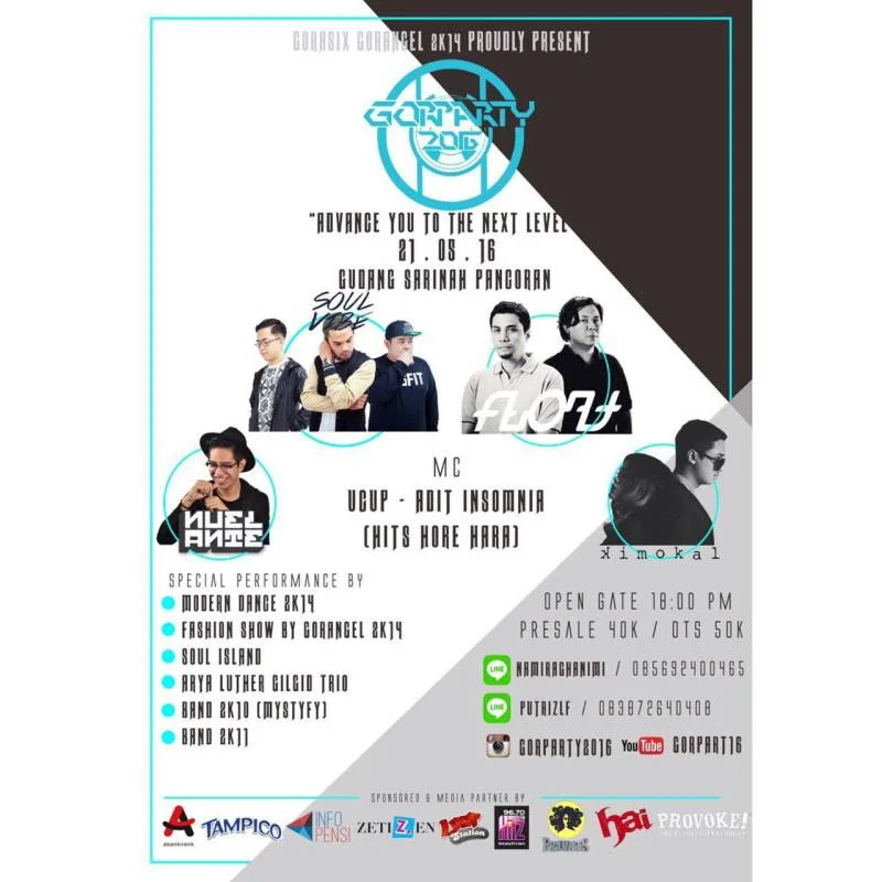 Poster GORPARTY 2016