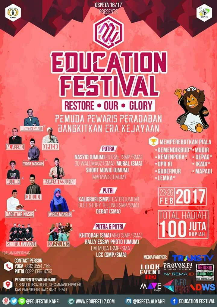 Poster SMAIT ALKAHFI -Education Festival