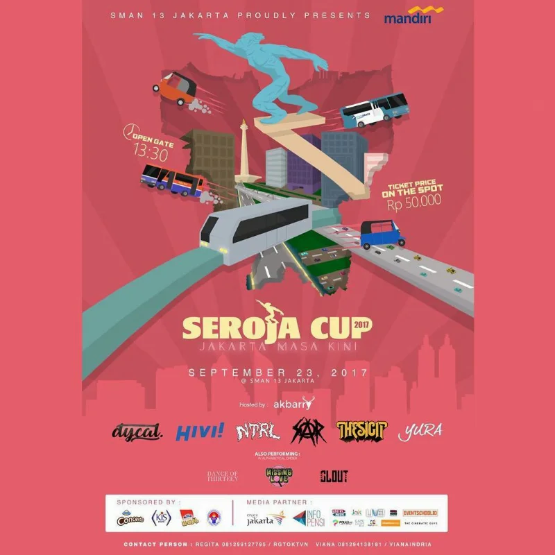 Poster SMAN 13 JAKARTA - SEROJA CUP