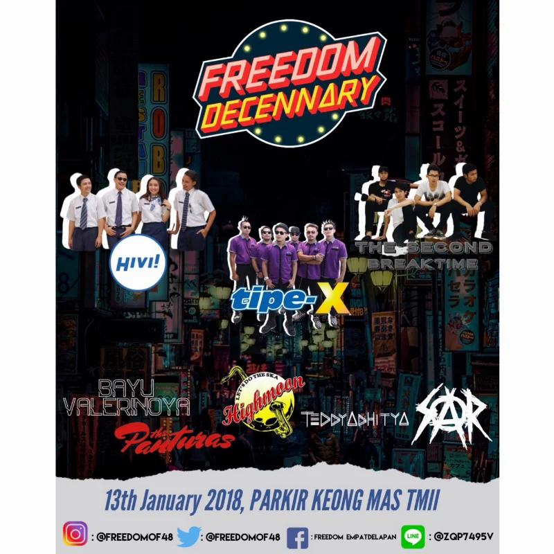 Poster FREEDOM DECCENARY