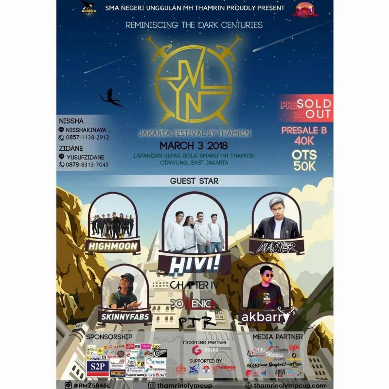 Poster SMA NEGRI UNGGULAN MH THAMRYN - THAMRYN OLYMPIAD AND CUP VIII