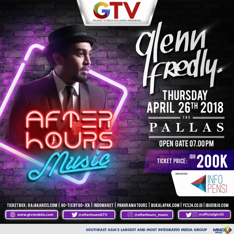Poster AFTER HOURS MUSIC WITH GLENN FREDLY